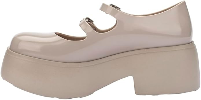 Melissa Farah Platform Shoes for Women, Jelly Closed Toe with Buckle | Amazon (US)