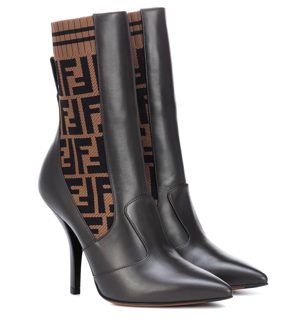 Rockoko leather ankle boots | Mytheresa (UK)