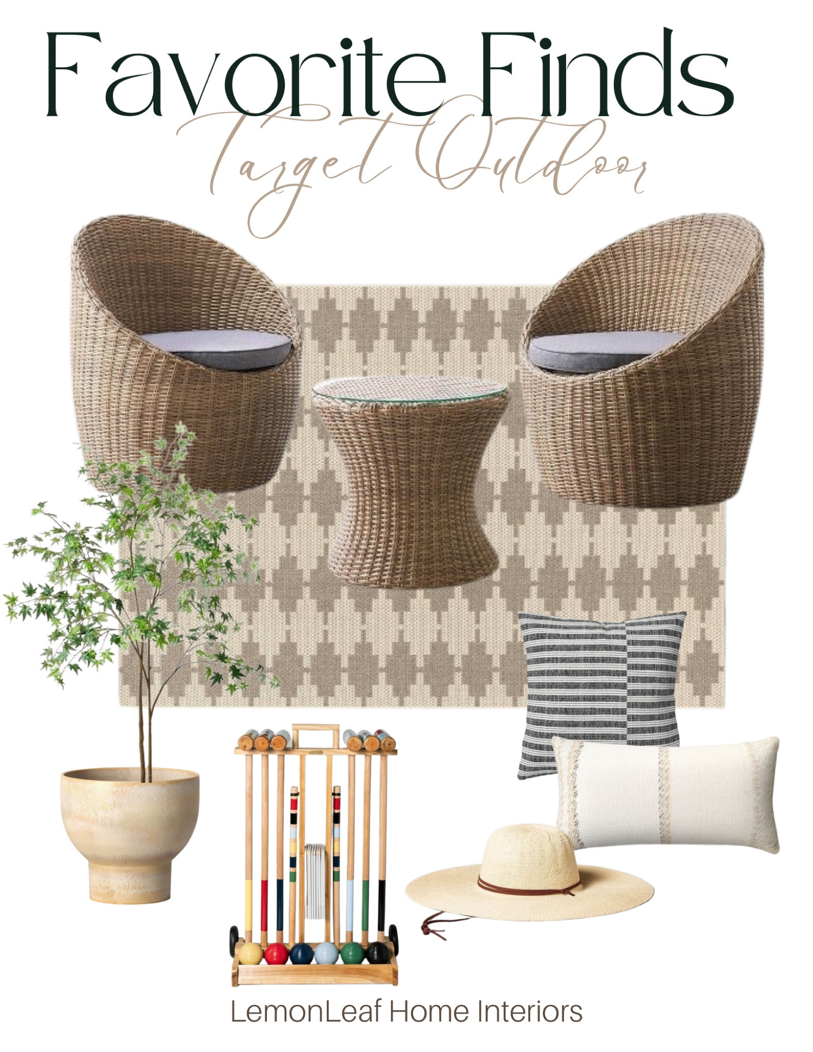 Fresh finds from Target for patio and outdoor spaces. 
Outdoor furniture 



#LTKhome #LTKSeasonal #LTKsalealert