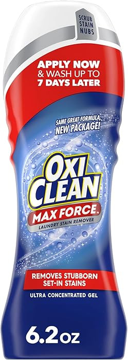 OxiClean Max Force Laundry Stain Remover Gel Stick, 6.2 fl oz | Amazon (US)
