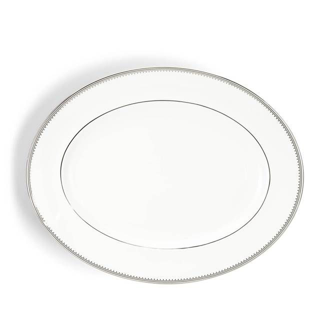 Grosgrain Medium Oval Platter | Wedgwood | Wedgwood