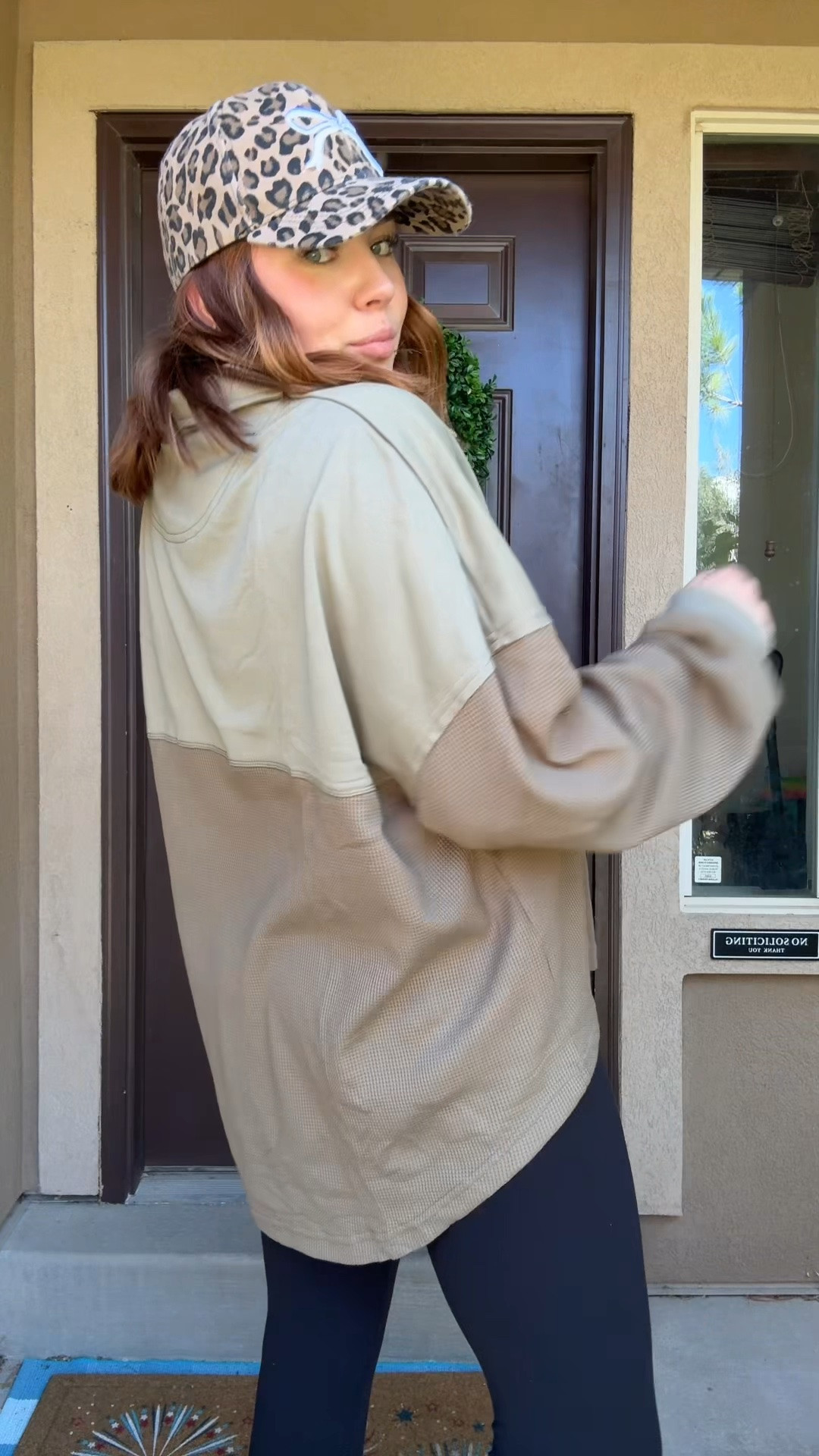 LOVE this waffle knit half zip!! Wearing XXL

#LTKootd #LTKMidsize