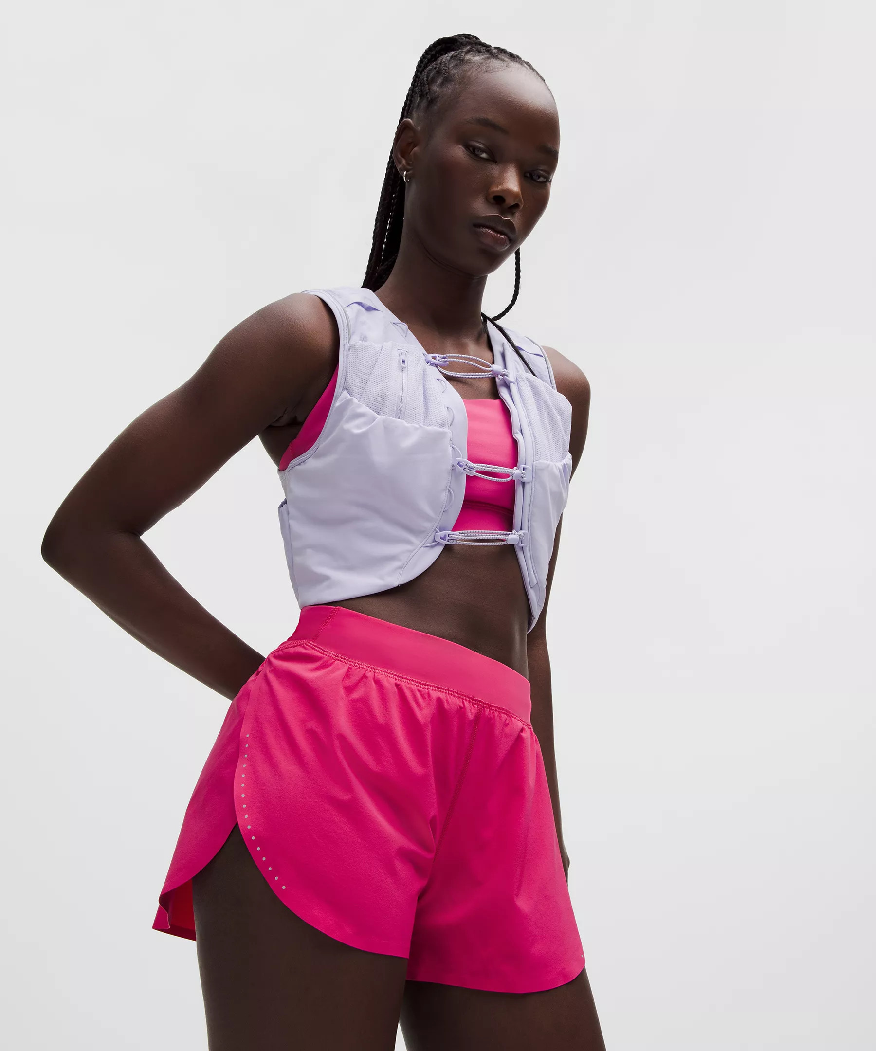 Fast and Free High-Rise Classic-Fit Split Short 3" | Women's Shorts | lululemon | Lululemon (US)