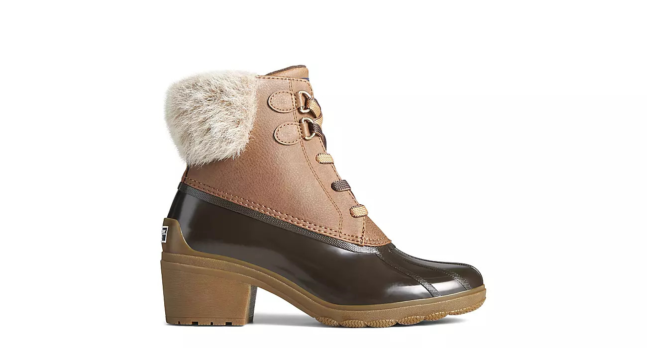 Sperry Womens Syren Heel Duck Boot - Tan | Rack Room Shoes