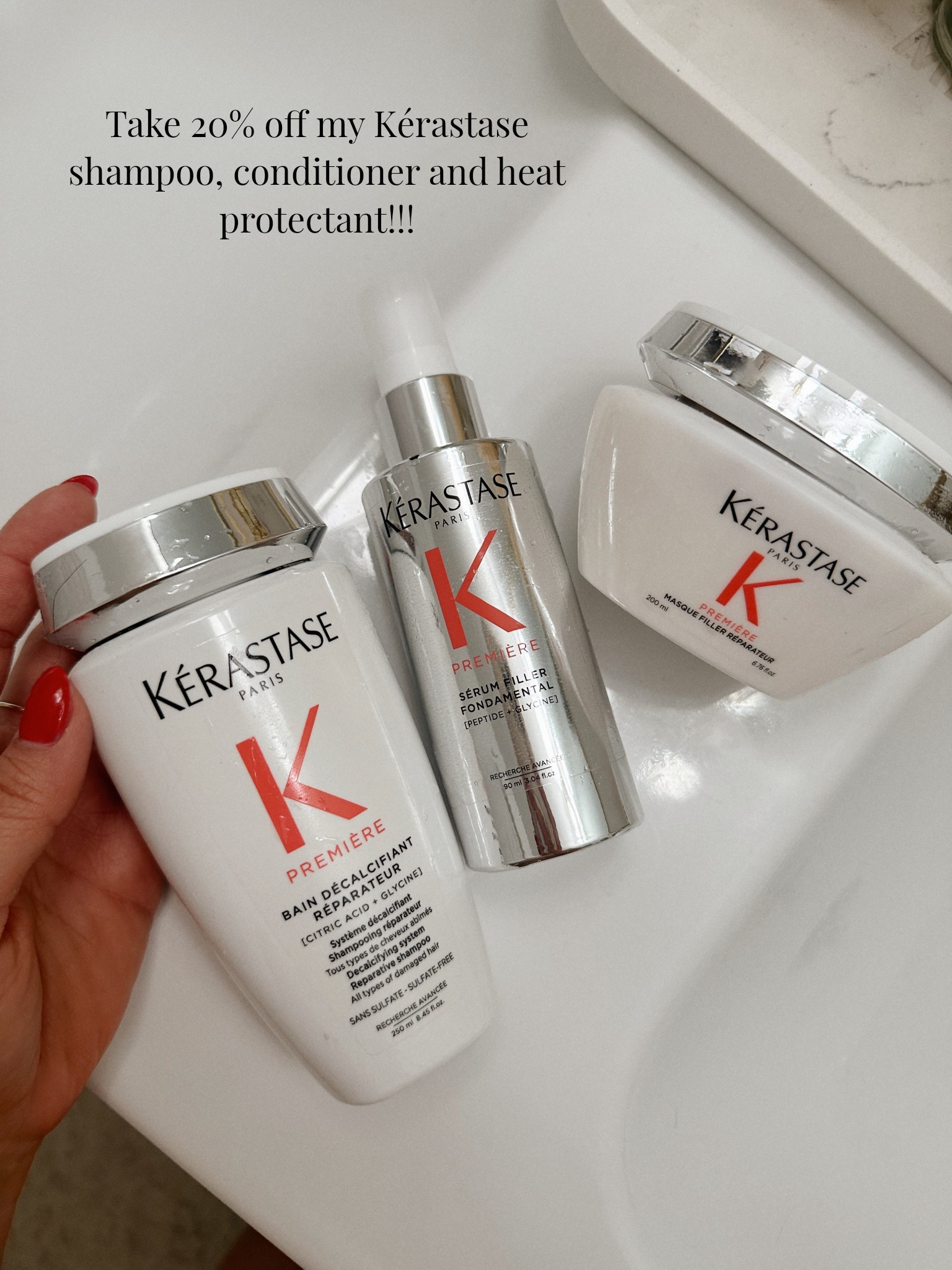 A sale you can’t ignore!! You know how much I love my Kérastase products!! Take 20a% off right now!!!

#LTKselfcare #LTKBeauty #LTKSaleAlert