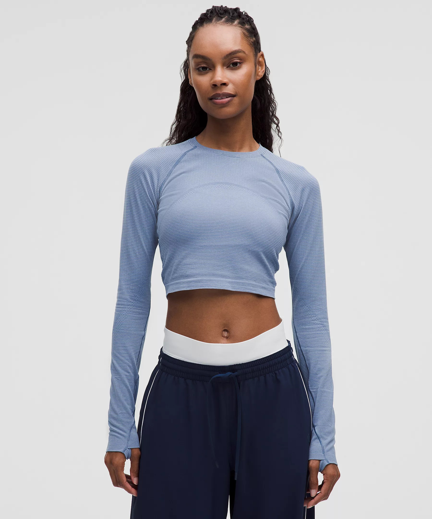 Swiftly Tech Cropped Long-Sleeve Shirt 2.0 | Lululemon (US)