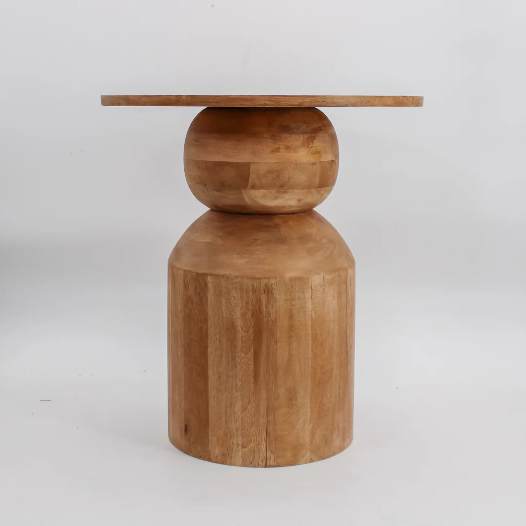Natural Wooden Accent Table | CG Hunter