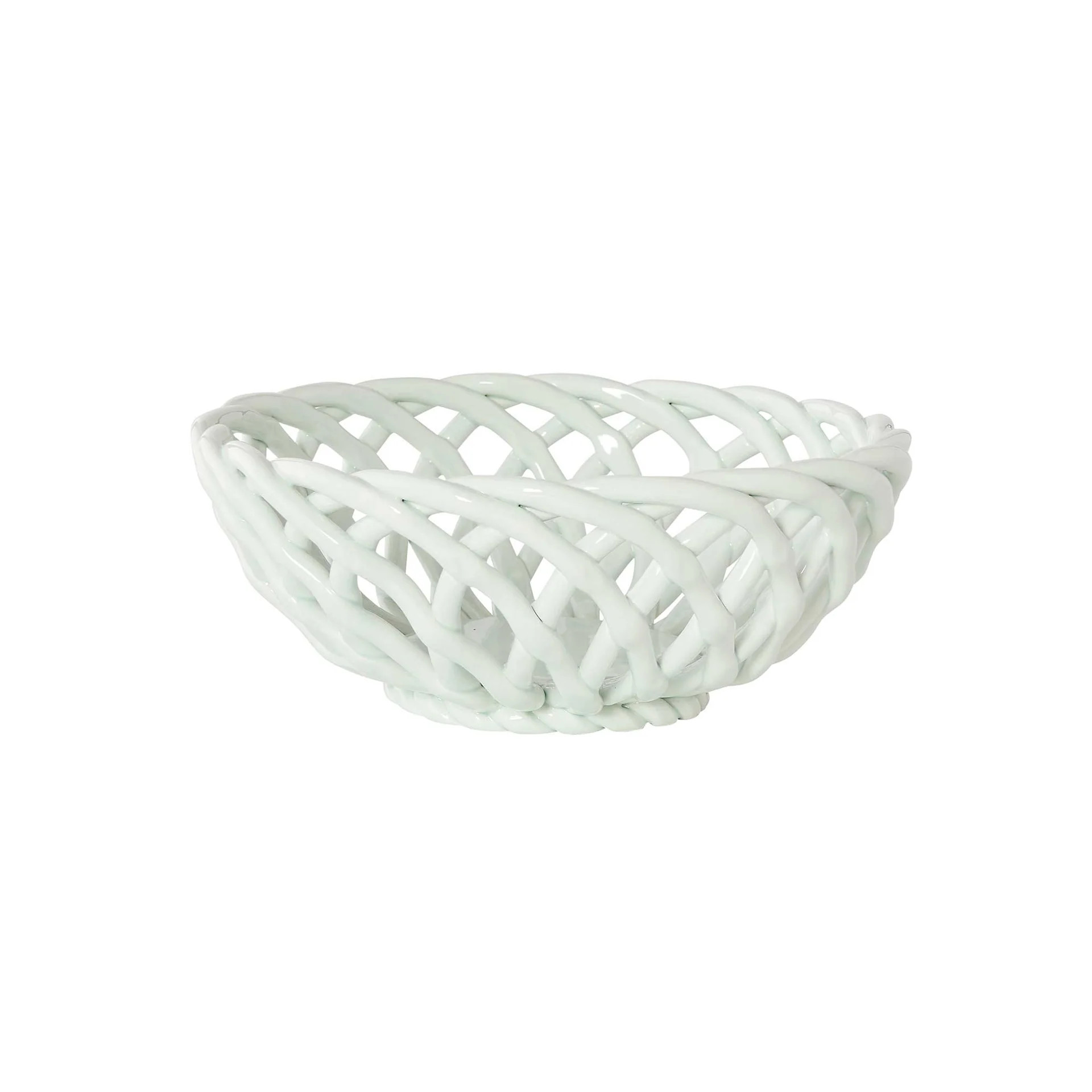 Giana Ceramic Basket in Sage | Caitlin Wilson Design