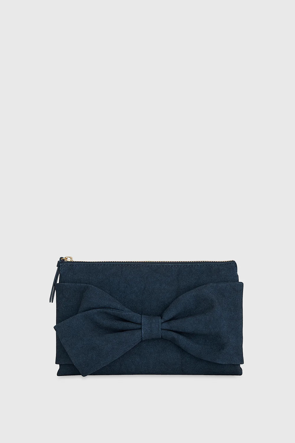 Rebecca Minkoff Bow Clutch Bag In Blue | Rebecca Minkoff