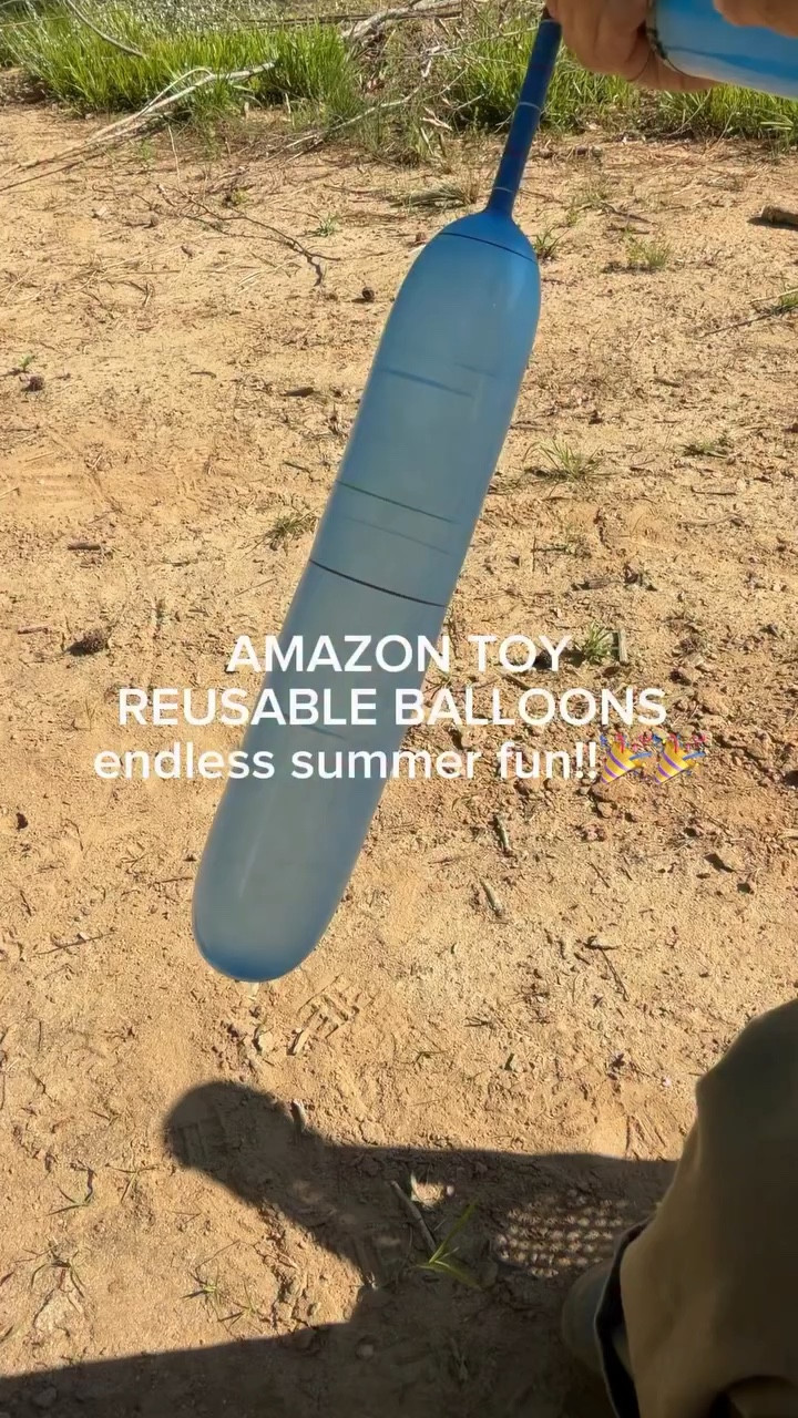 Comment “OUTDOOR” to snag this HILARIOUS and fun resusable toy! 🎈 These balloons make the funniest noises and you can pump them up over and over! They go all over the place making for the best entertainment!! Such a great Amazon toy!! #amazontoys #kidstoys