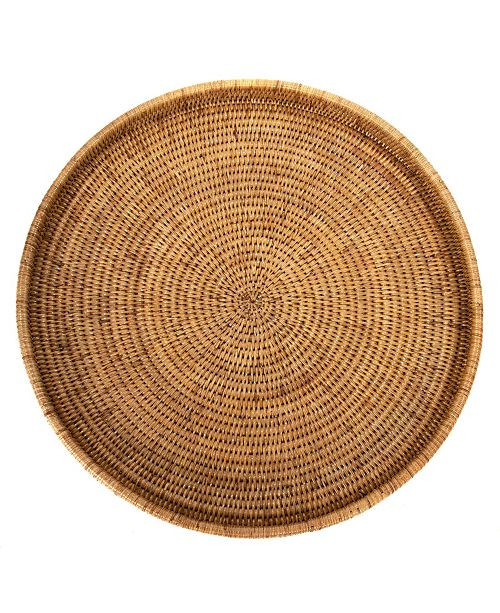 Rattan Round Tray Collection | Macys (US)