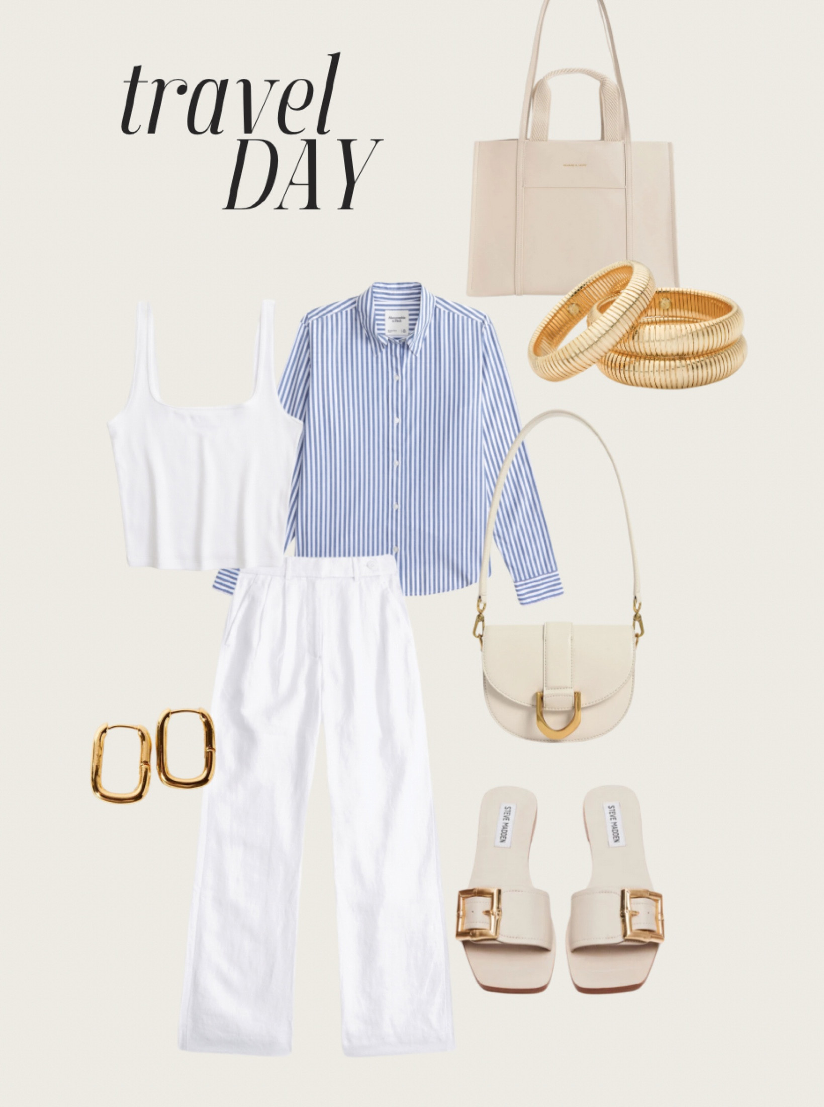 Casual & comfy styled airport outfit perfect for summer vacations. 

Travel outfit, styled outfit, casual style, airport, vacation outfit, styled fit, travel look, travel style, Abercrombie, jeans, denim, button down, resort wear, resort fashion, casual fashion, outfit inspo, outfit idea, tote bag, organization, airplane, linen, tailored pants, linen pants, jewelry, flats, Steve Madden, 


#LTKTravel #LTKFindsUnder100 #LTKStyleTip