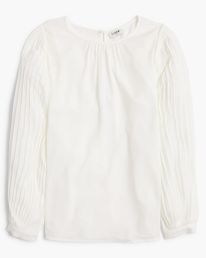 Pleated-sleeve top | J.Crew Factory