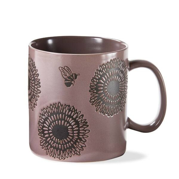 Marigold Purple Ceramic Mug 16oz - Dishwasher Safe Drinkware for Spring and Summer - 4" H x 3.75"... | Bed Bath & Beyond