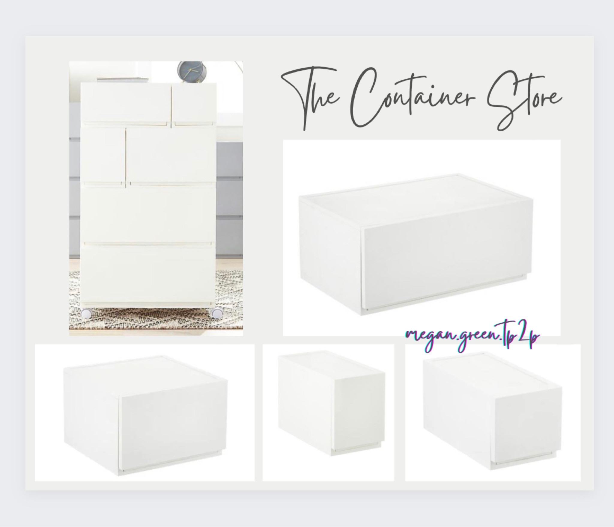 Astage opaque modular stackable drawers.  They come in 6 different sizes/shapes & 3 different colors (white, grey, & clear). Perfect for small spaces like dorm rooms!!

#LTKhome #LTKunder50 #LTKFind