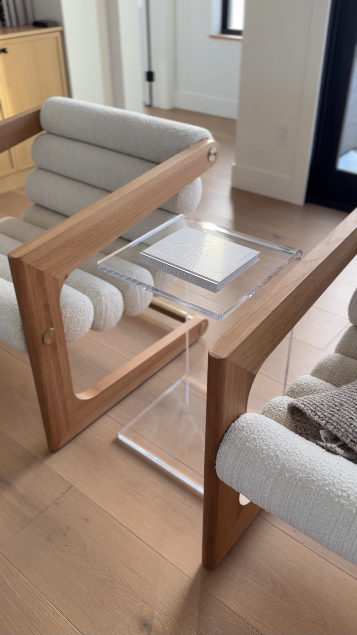 Acrylic side table from target! 

#LTKHome