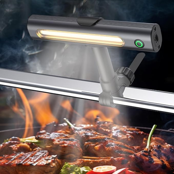 Rechargeable 360° BBQ Grill Light for Outdoor Grilling with Magnetic, IPX5 Waterproof, 2-Level B... | Amazon (US)