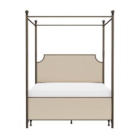 Red Barrel Studio® Ropesville Upholstered Canopy Bed | Wayfair North America