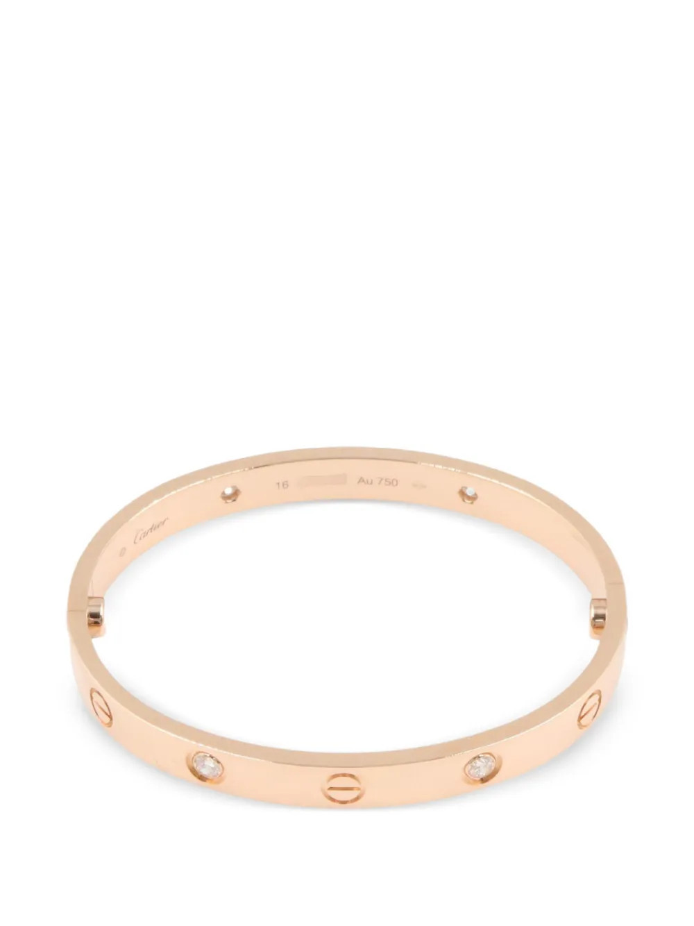 Cartier 2010s Love diamond bracelet - Pink | Farfetch Global