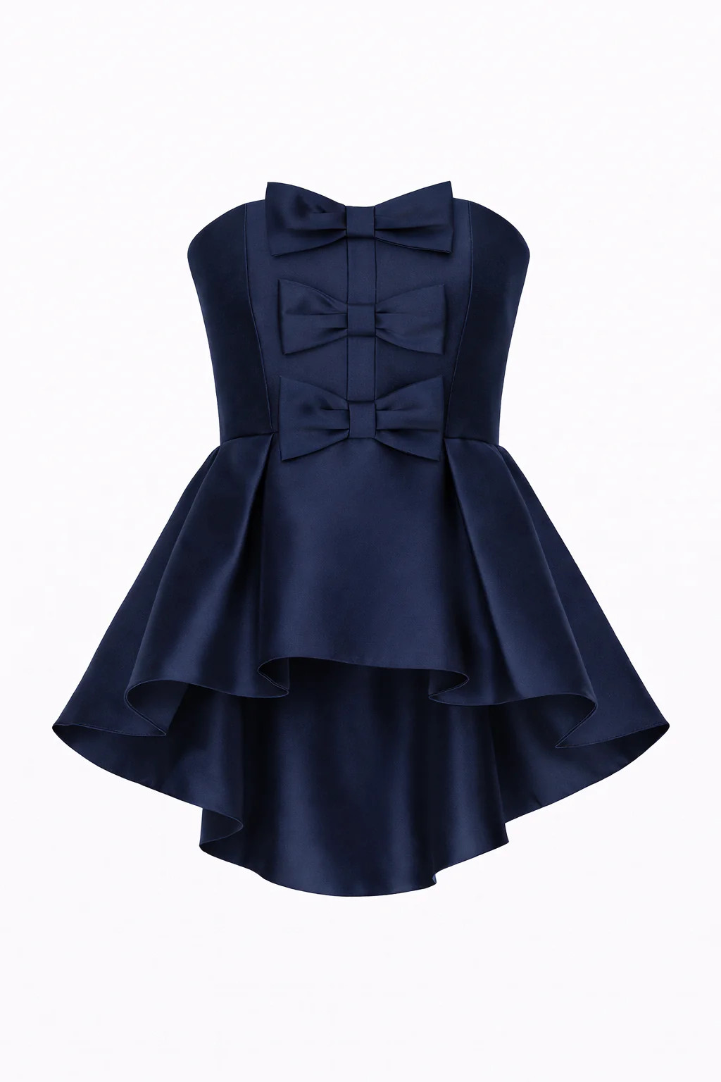 Stella Silk and Wool Peplum Top | ALEXIA MARIA LLC