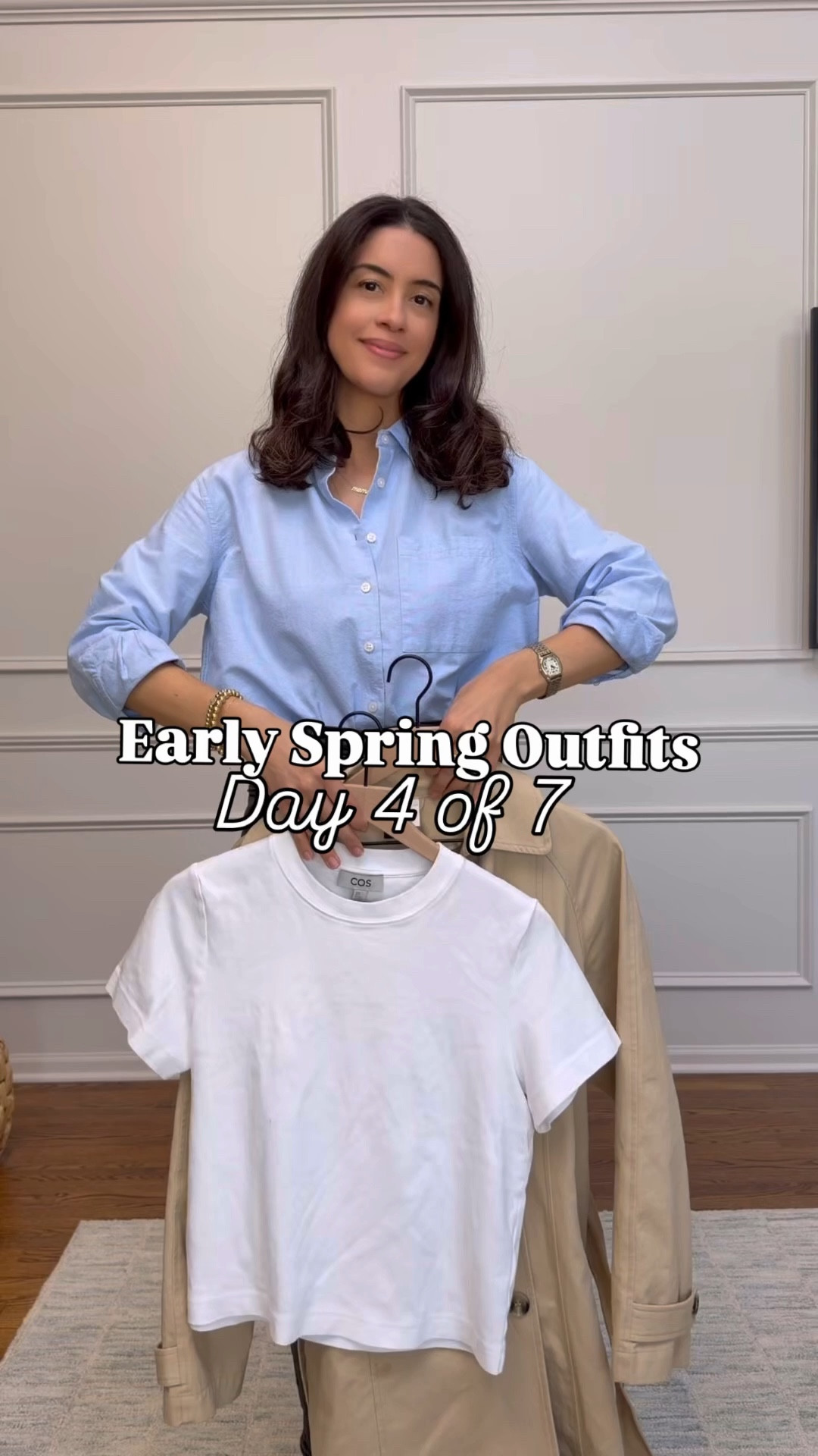 Day 4/7 Early Spring Outfits 🤍
An easy, go-to formula I wear on repeat: dark wash jeans + a great white tee + flats + a classic trench. Simple, polished, and perfect for those in-between days.

Fit details: I’m 5’6”, 130 lbs. Wearing size 27 in jeans, M in tee, and trench is TTS. Flats are TTS.

#LTKootd #LTKmomlife #LTKSeasonal