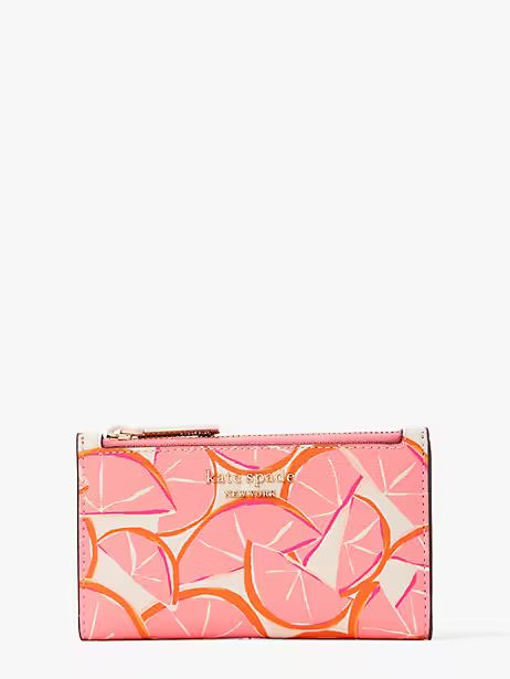 spencer grapefruit small slim bifold wallet | Kate Spade (US)