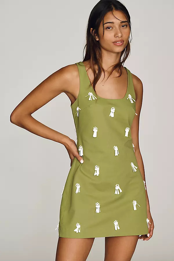 Collins 100% Cotton Mini Dress | Anthropologie (US)