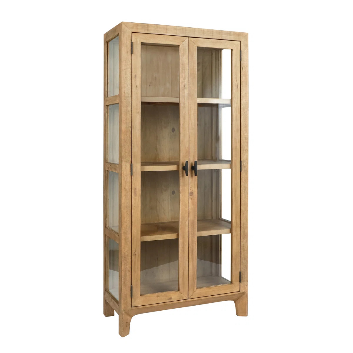 Crest Reclaimed Wood Display Cabinet | Wayfair North America