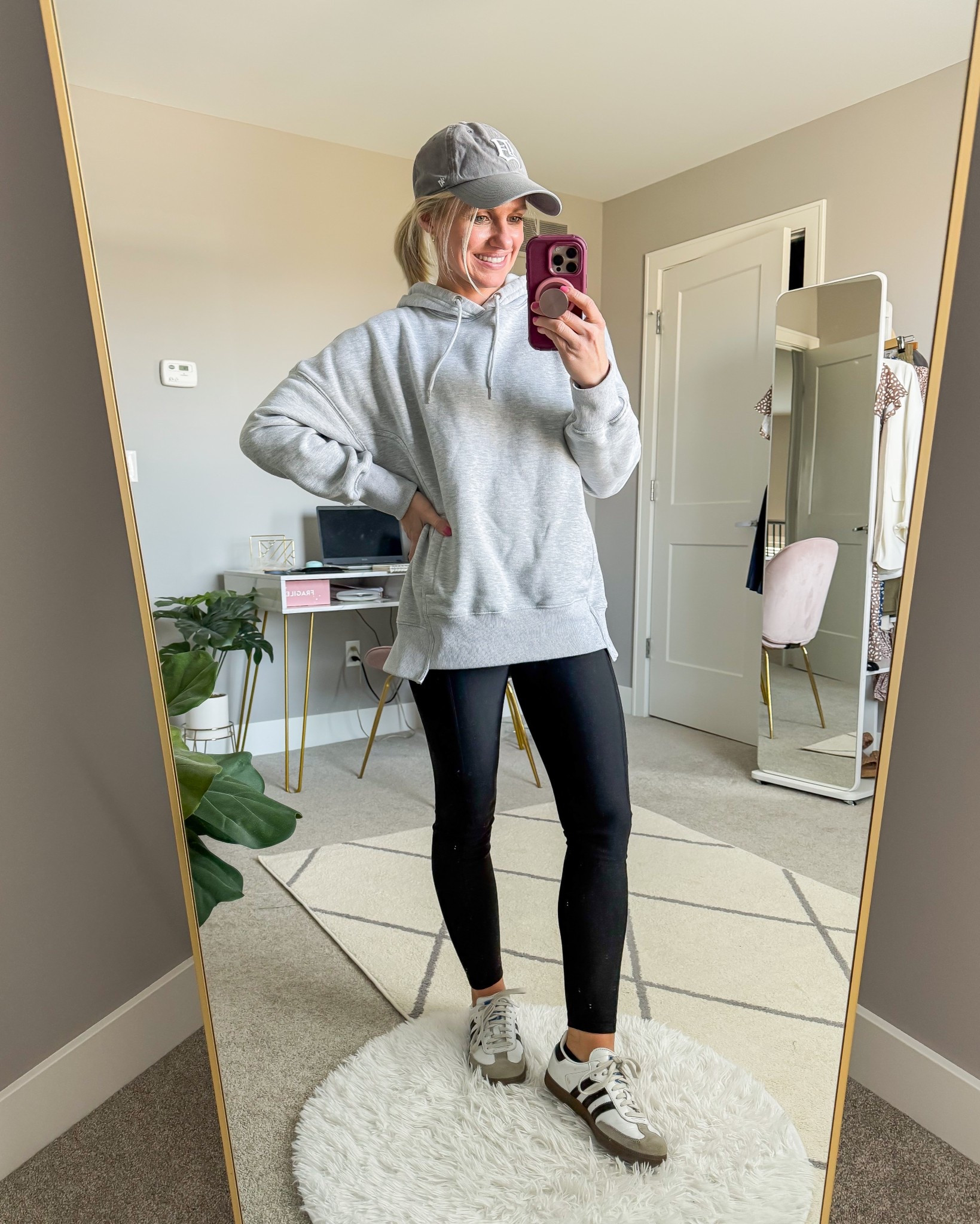 What I wore this week as a 40-year old mom of 2! Sweatshirt- small || leggings- xsmall 

#LTKPetite #LTKOver40 #LTKWorkwear