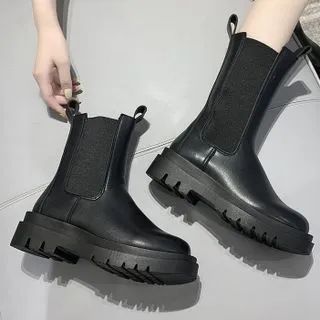 Short Chelsea Boots / Mid-Calf Chelsea Boots | YesStyle Global