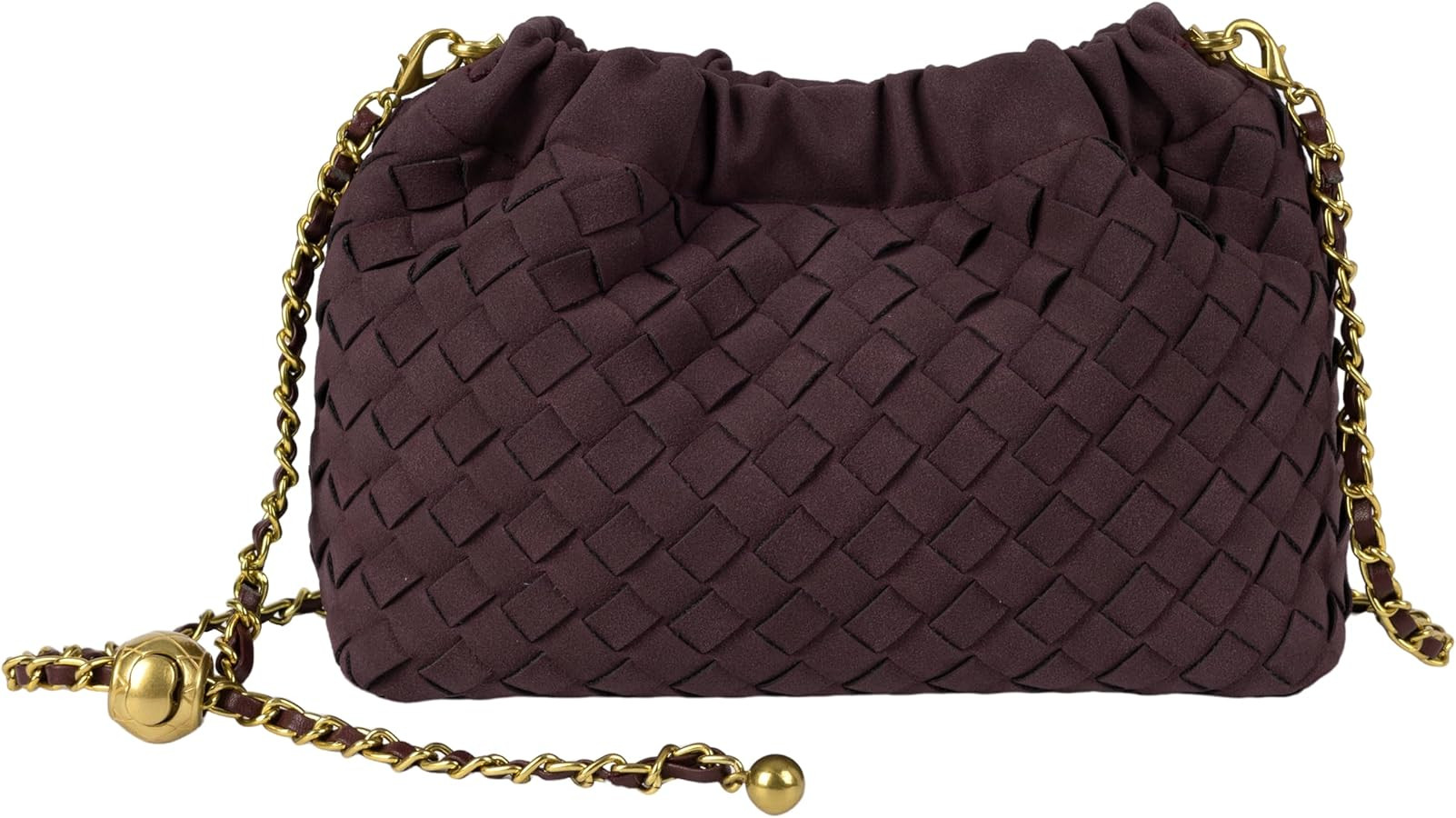 Joryin Woven Women's Crossbody Bag & Evening Purse, Trendy Dumpling Clutch & Hobo Cloud Shoulder ... | Amazon (US)