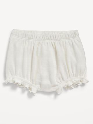 Ruffled Thermal-Knit Bloomer Shorts for Baby | Old Navy (US)