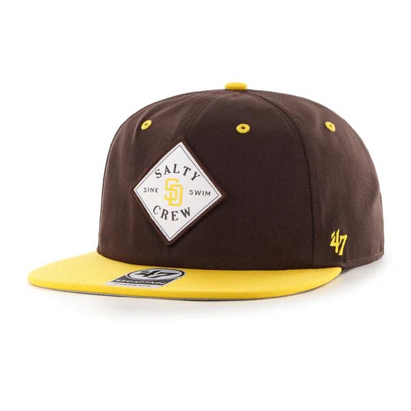 SAN DIEGO PADRES SALTY CREW SALTY CREW '47 CAPTAIN RL | '47Brand