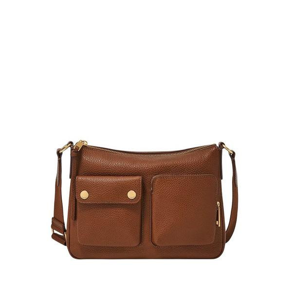 Fossil Maysen Leather Crossbody Medium Brown | Scheels Sports