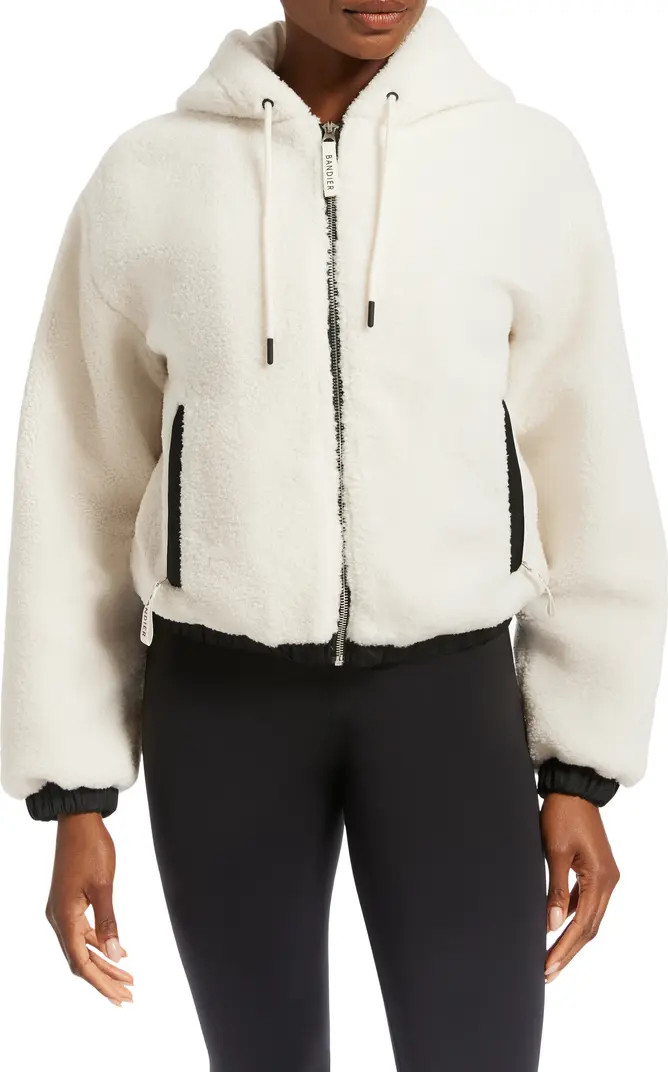 High Pile Fleece Hooded Zip Jacket | Nordstrom