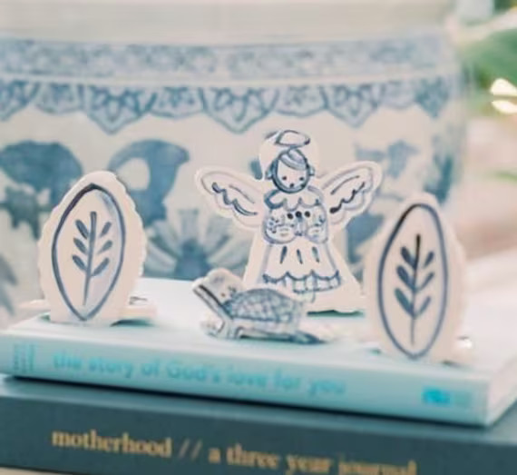 Tiny Blue and White Nativity Ceramic Nativity Unique Folk | Etsy | Etsy (US)