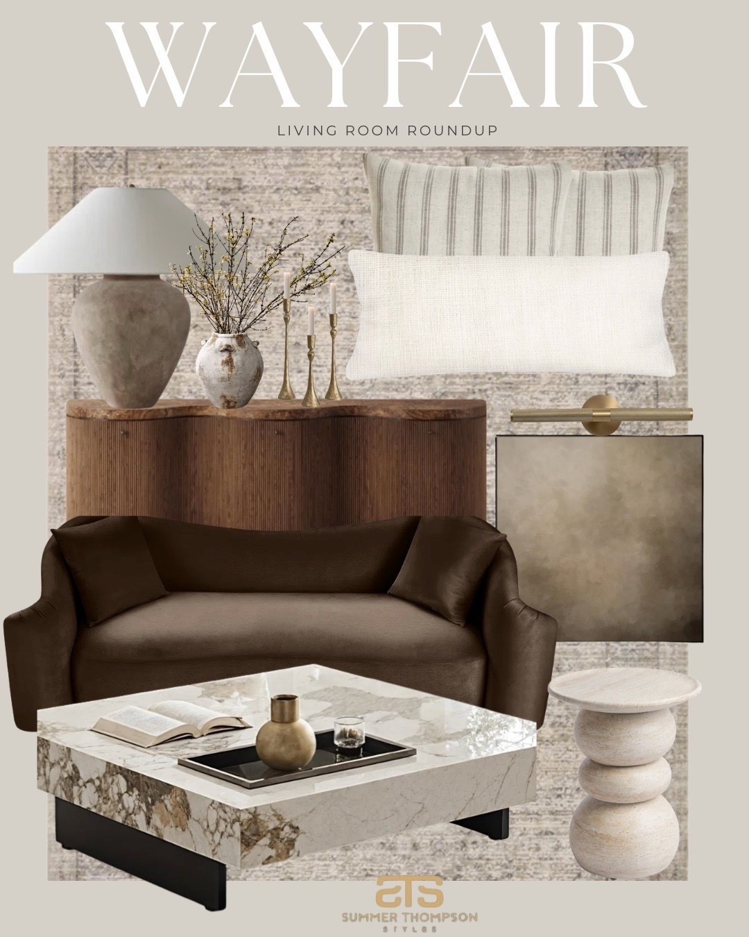 Wayfair finds that bring warmth + modern elegance to your living room ✨ Neutral tones, rich textures, and timeless pieces that instantly elevate your space. 

#WayfairFinds
#LivingRoomDecor
#WayfairHome
#NeutralHomeDecor
#LivingRoomInspo
#WayfairStyle
#ModernLivingRoom
#HomeDecorIdeas
#CozyLivingRoom
#WayfairRoundup



#LTKHome #LTKStyleTip #LTKU