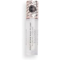 Makeup Revolution Pout Bomb Maxi Plump Lip Gloss 8.5ml (Various Shades) - Glaze | Look Fantastic (UK)
