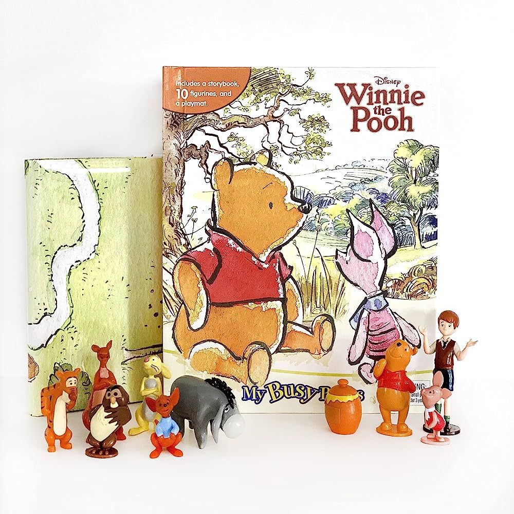 Phidal - Disney Winnie the Pooh Classic My Busy Books - 10 Figurines and a Playmat | Amazon (US)