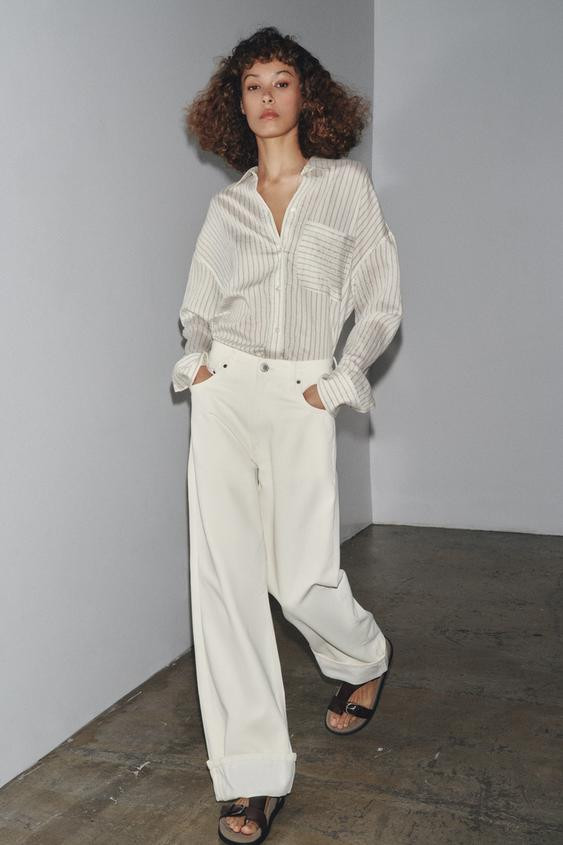 JEANS ZW COLLECTION BAGGY MIT NIEDRIGEM BUND | Zara DE