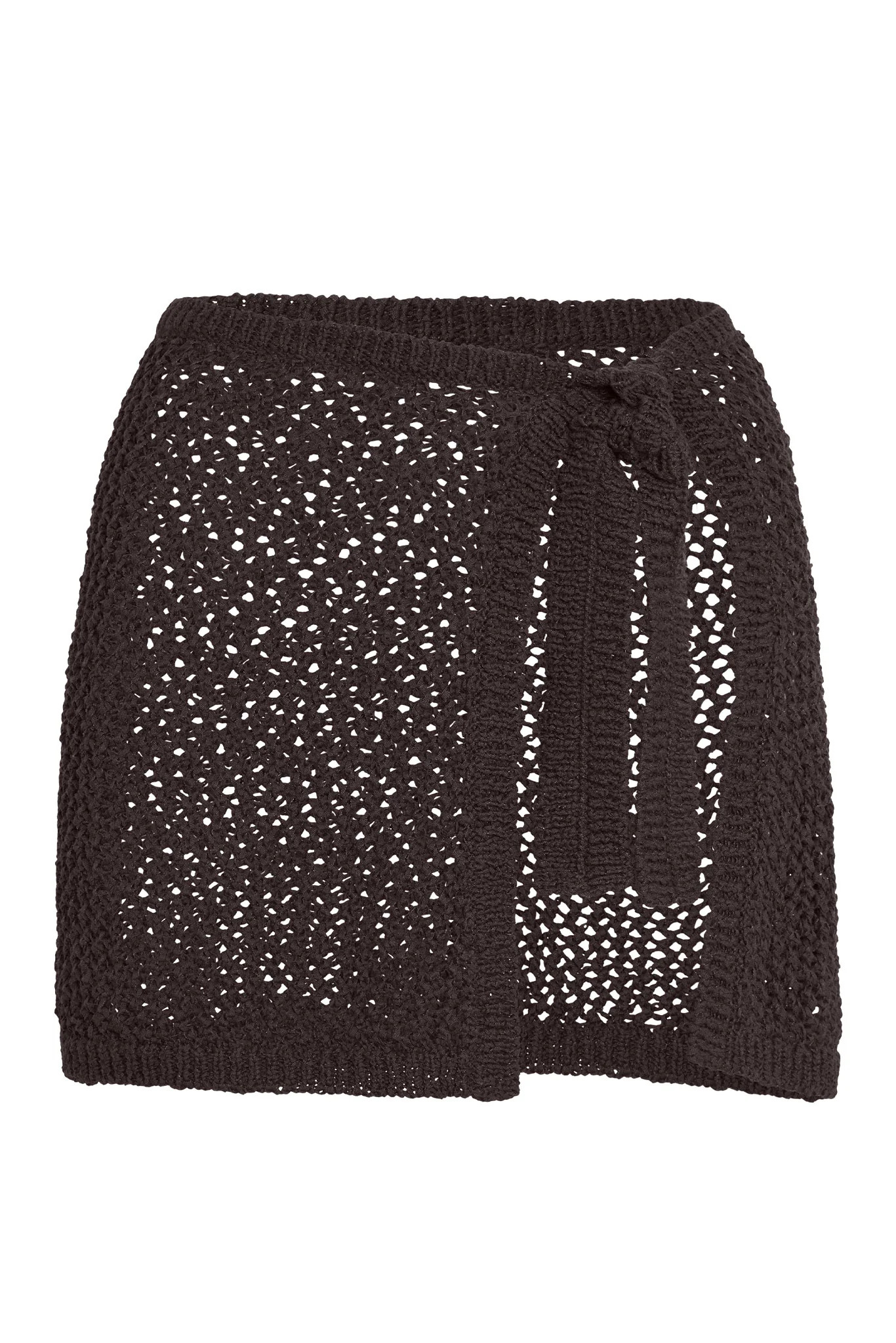 Santa Marta Sarong - Espresso Petit Crochet | Monday Swimwear