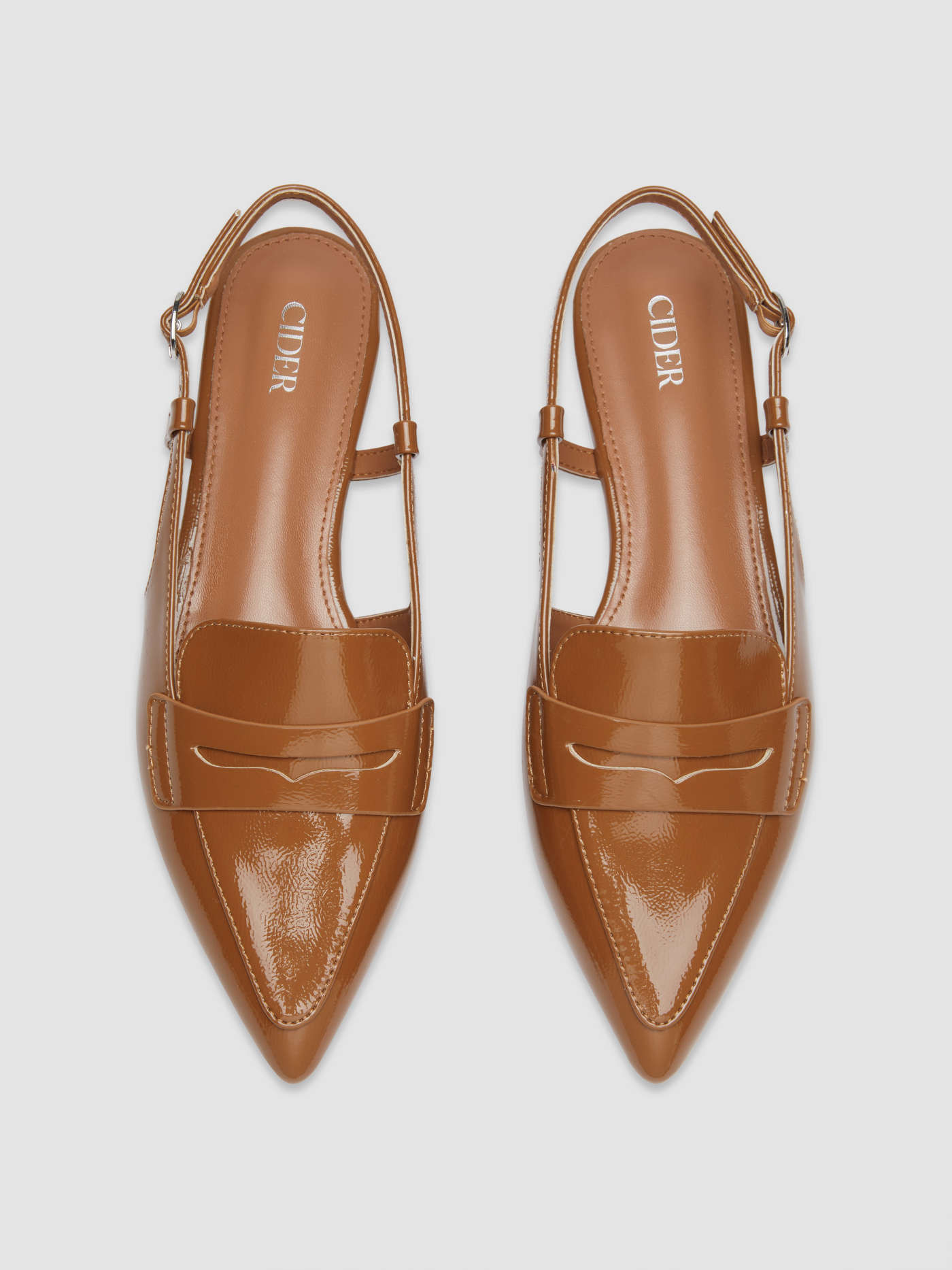 POINTED SLINGBACK FLATS | Cider