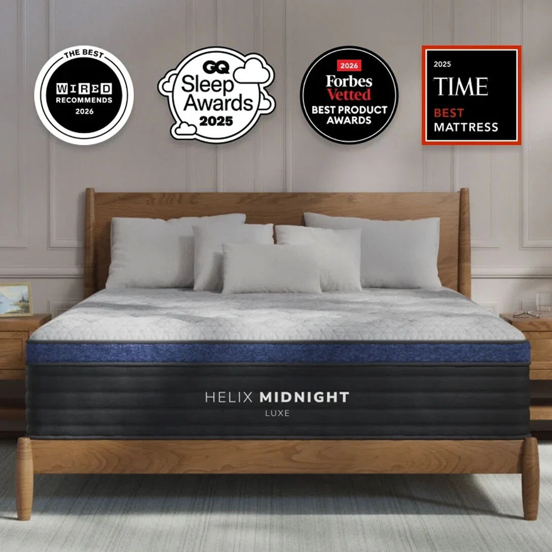 Helix Mattress Helix Midnight Luxe 13" Medium Hybrid Mattress & Reviews | Wayfair | Wayfair North America