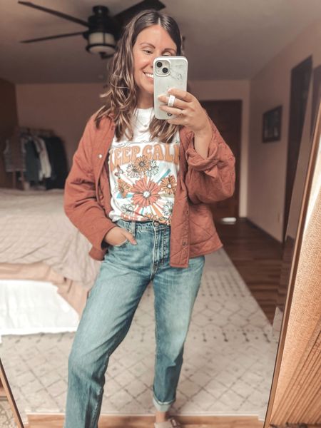 I’m wearing a small in my mountain moverz tee (use MARISSA20 for $$ off). My jacket is older so I linked similar. My jeans are a size 25 and so comfy! My Birkenstocks are true to size and I also linked a similar affordable lookalike. 


#LTKstyletip #LTKfindsunder100 #LTKfindsunder50