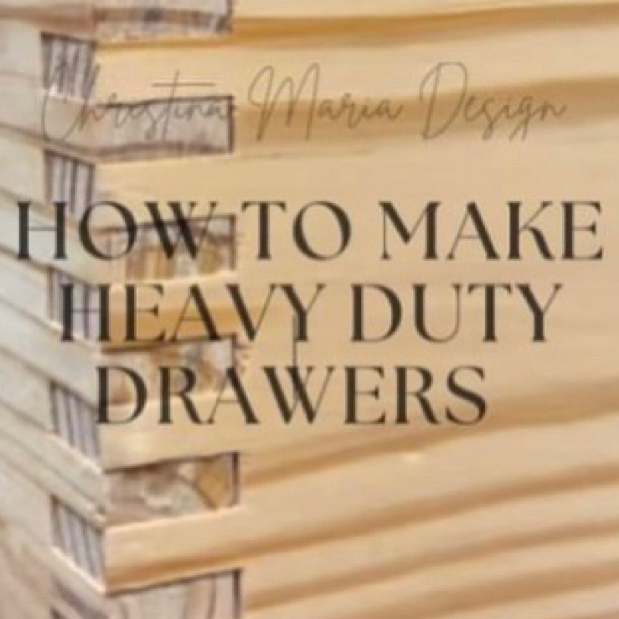 Make your drawer boxes string so that they don’t fall apart. 
Box joints are one of the strongest joints and here’s all you need to make them  

#LTKunder100 #LTKhome #LTKGiftGuide