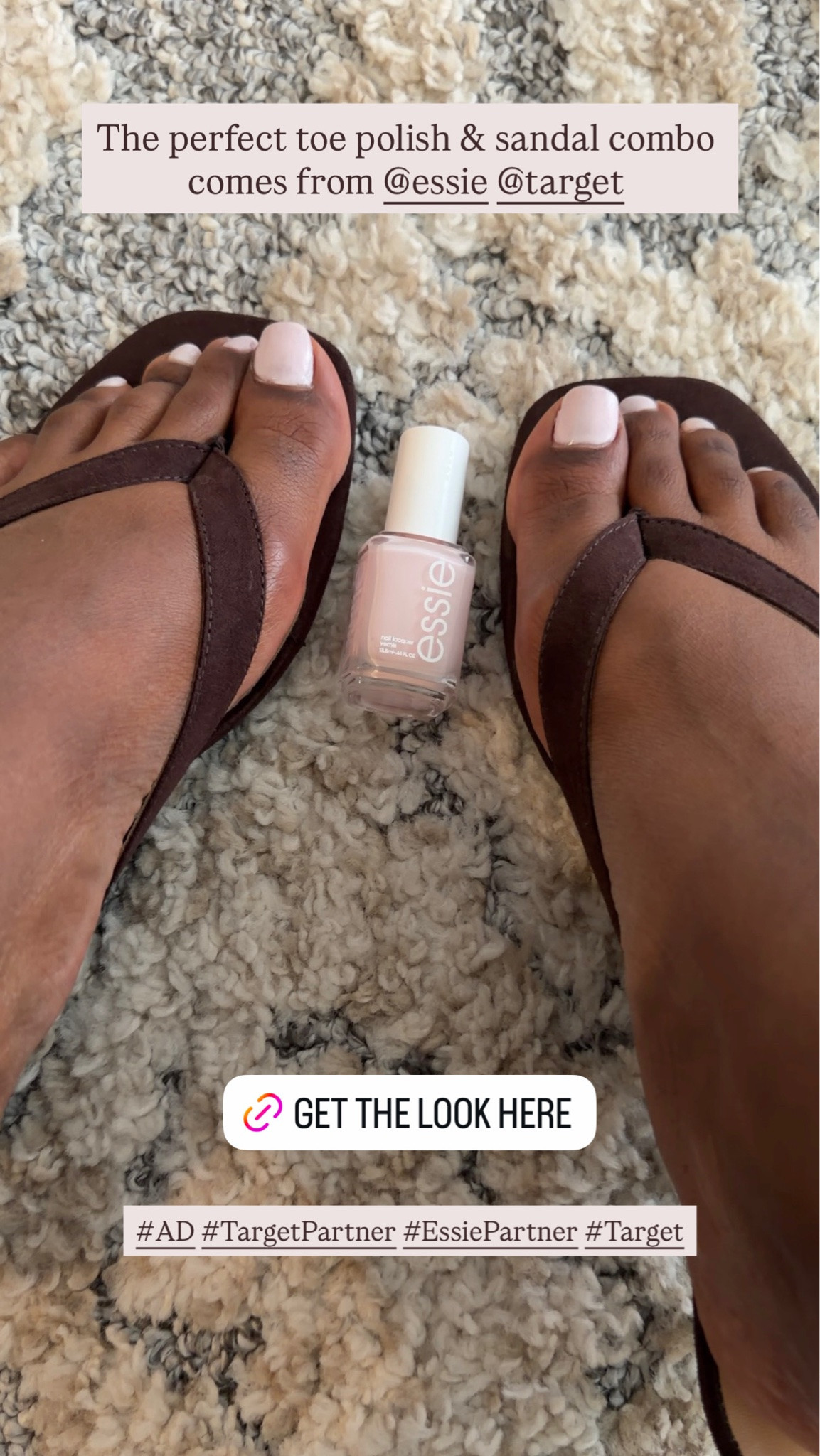 #AD The perfect summer time duo is a good toe nail polish from @essie and a bomb sandal from @Target . I legit found my perfect match and you can too! Head to Target now! Thanks @shop.ltk #EssiePartner #TargetPartner #Target #liketkit

#LTKdayinmylife #LTKBeauty #LTKvlog

#LTKBeauty #LTKvlog #LTKootd
