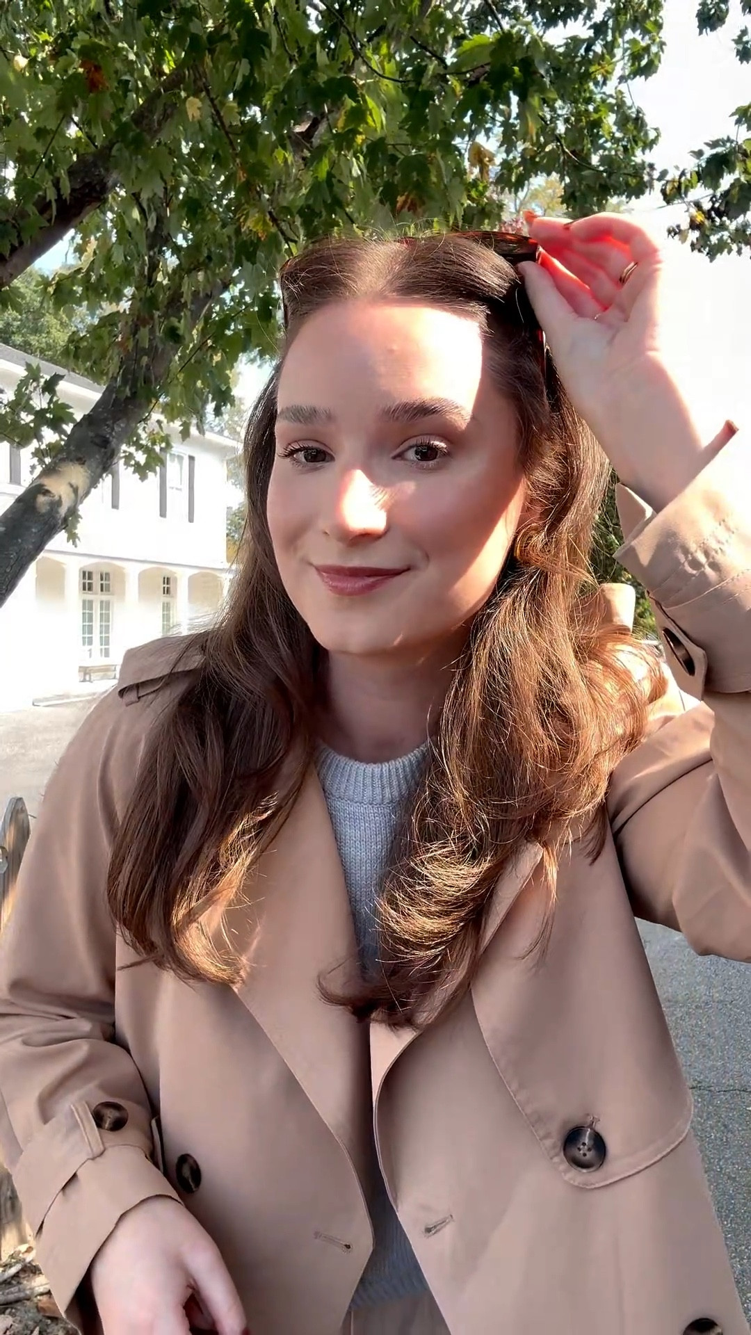 Cropped Trench Coat Outfit, Fall Outfit Ideas 2025, Neutral Trench Coat Style, Lace Shorts Outfit, Lace Trim Shorts Fall Look, Grey Sweater Outfit, Knit Sweater Outfit, Abercrombie Fall Outfit, Amazon Fall Finds, Amazon Fall Outfit, Reformation Dupe, Taupe Handbag Outfit, Casual Chic Outfit, Fall Fashion Inspiration, Fall Outfit Ideas, Fall Outfit Inspo, Chic Transitional Outfit, Neutral Fall Outfit, Fall Capsule Wardrobe, Everyday Fall Outfit, Weekend Outfit Ideas, Minimalist Fall Fashion, Fall Street Style, Modern Classic Outfit, Early Fall Outfit Inspo, Fall Fashion Trends 2025, Layered Fall Outfit, Elegant Fall Outfit, Coffee Date Outfit, Fall Style Essentials, Lace Detail Outfit, Trench Coat Street Style 

#LTKSeasonal #LTKStyleTip #LTKShoeCrush