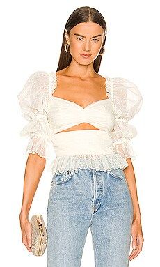 LPA Dolores Top in Ivory from Revolve.com | Revolve Clothing (Global)