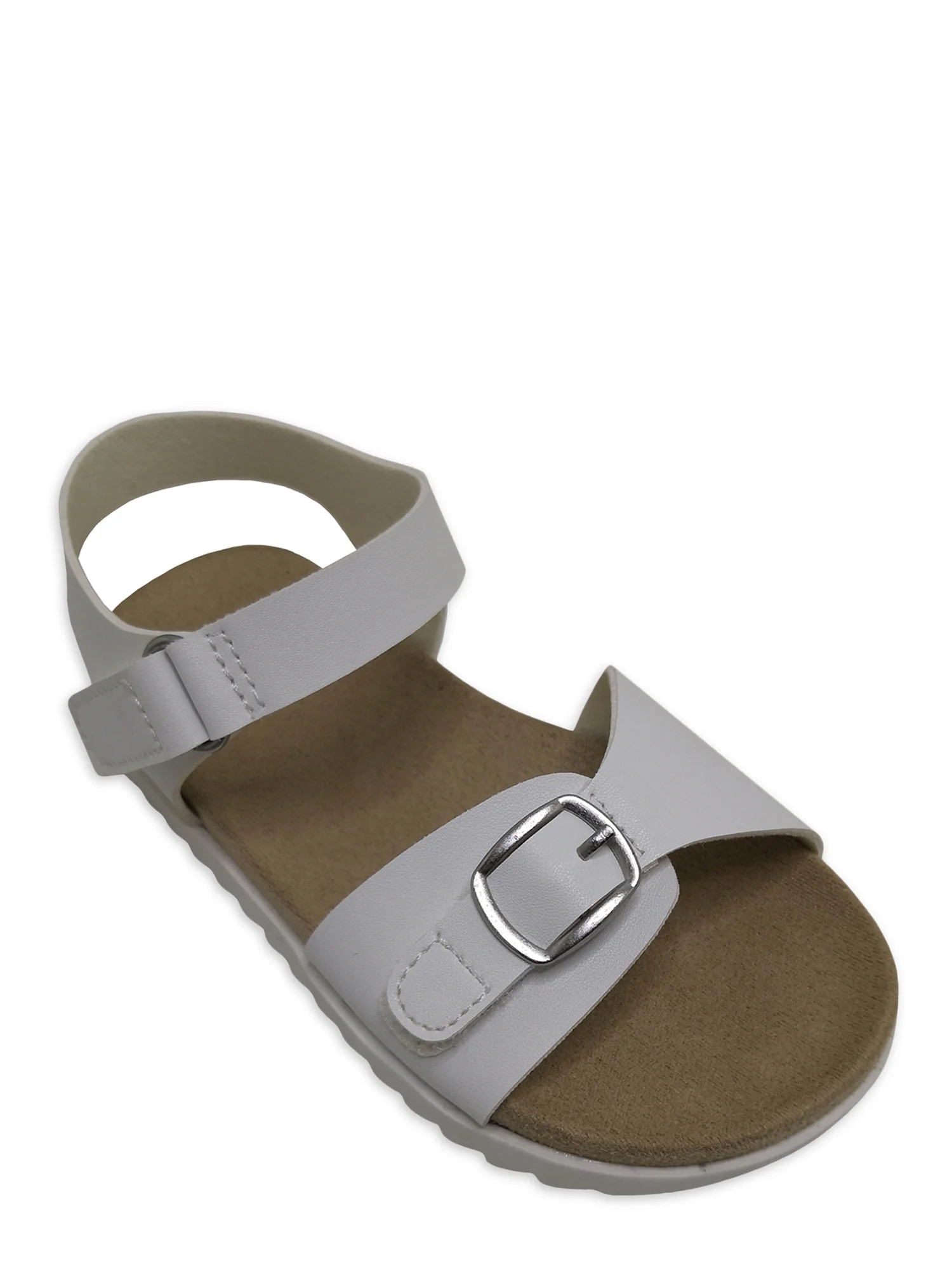 Wonder Nation Baby Girls Buckle Sandal, Sizes 2-6 | Walmart (US)
