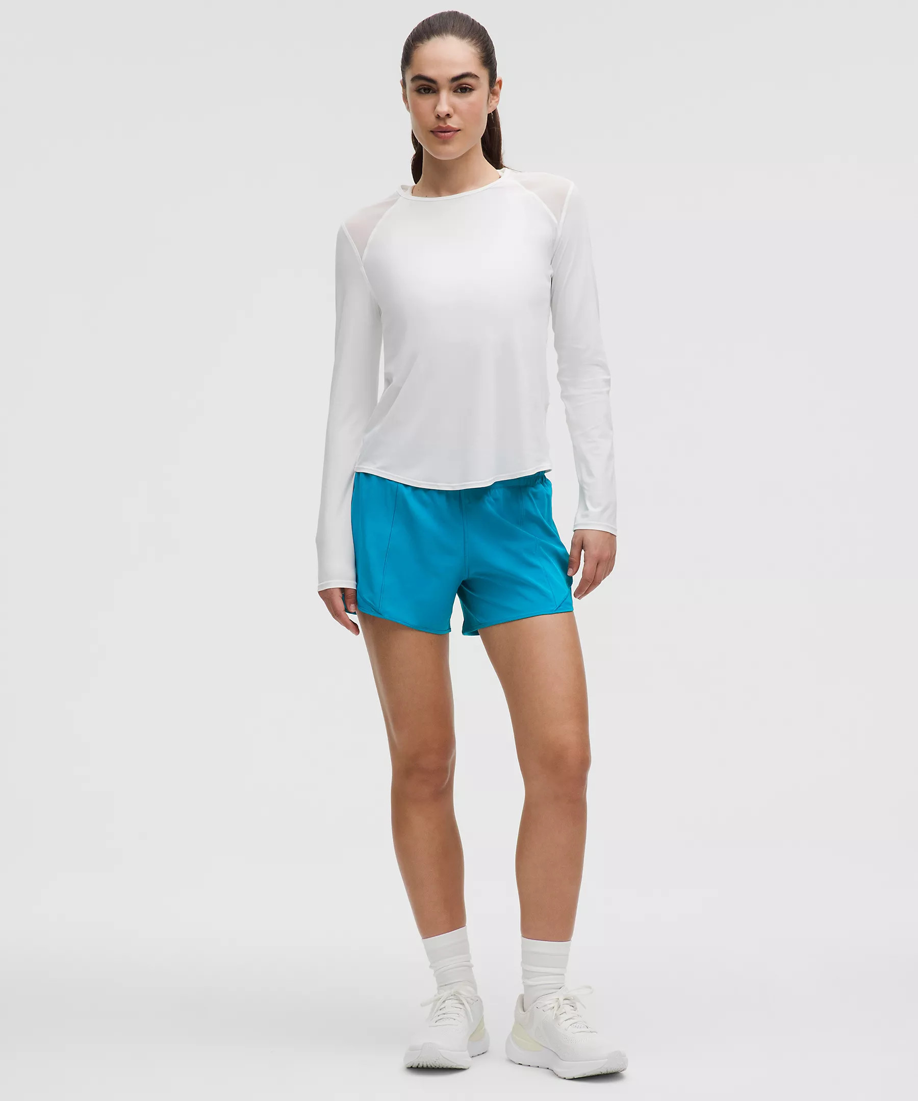 Hotty Hot High-Rise Lined Short 4" | Women's Shorts | lululemon | Lululemon (US)